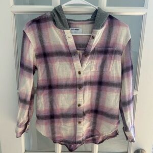Old Navy Kids Plaid Button Down Shirt